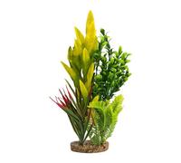 Pianta artificiale per acquario, decorazione realistica per acquari Betta e tropicali, set di piante acquatiche sicure e rispettose della natura, per casa, ufficio, ristorante, hotel, design