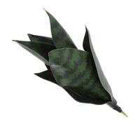 Pianta Artificiale Sansevieria Decorazione per Ufficio e Casa, in PVC | Effetto Finto Realistico, Manutenzione Semplice, per Davanzali e Ripiani, Arredo Compatto per Cucina