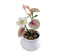 Pianta bonsai in plastica per la decorazione della casa, piccolo fiore artificiale in vaso, per soggiorno e ufficio (autunno-03)