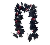 Pianta da appendere a foglia artificiale da 2 m per caminetti Halloween Ringraziamento autunno decorazione autunnale raccolta pianta disposizione interna autunno decorazione da parete