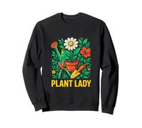 Pianta da giardinaggio Lady Vintage Donna Boho. Felpa