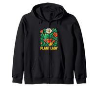 Pianta da giardinaggio Lady Vintage Donna Boho. Felpa con Cappuccio