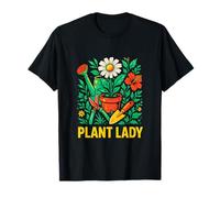 Pianta da giardinaggio Lady Vintage Donna Boho. Maglietta