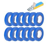 Pianta da Giardino con graffette a Nastro, Compatibile Lo Strumento for Rami di Verdure, UVA, Pomodoro, Cetriolo, Pepe(12xBlue Tapes Nails)