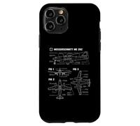 Pianta del jet da combattimento ME 262 dell'aeronautica Custodia per iPhone 11 Pro
