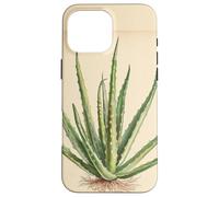 Pianta dell'illustrazione scientifica dell'annata dell'aloe Custodia per iPhone 16 Pro Max