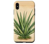 Pianta dell'illustrazione scientifica dell'annata dell'aloe Custodia per iPhone XS Max
