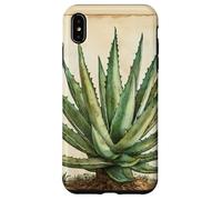 Pianta dell'illustrazione scientifica dell'annata dell'aloe Custodia per iPhone XS Max