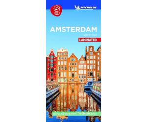 Pianta di Amsterdam. Carta plastificata: Laminated City Plan