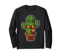 Pianta di Cactus del Mago di Abbraccio Gratuita in Vaso di Corrispondenza di Halloween Maglia a Manica