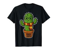 Pianta di Cactus del Mago di Abbraccio Gratuita in Vaso di Corrispondenza di Halloween Maglietta