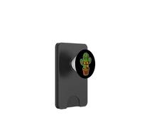 Pianta di cactus del mago di abbraccio gratuita in vaso di corrispondenza di Halloween PopSockets PopWallet per MagSafe