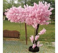 Pianta di ciliegio Finto con Fiori Vivaci, progettata for ghirlande o Decorazioni quotidiane, Non attira Insetti, Non appassisce, Non necessita di Luce Solare, Aspetto Fresco Ogni(3.5m*3.5m)