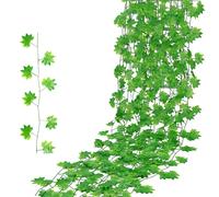 Pianta di Erba Artificiale con Foglie di Edera d'Acero Perfetta per Decorazione