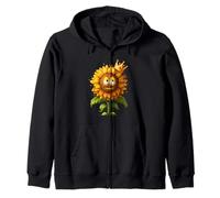 Pianta di Girasole per Gli Amanti del Regno Felpa con Cappuccio