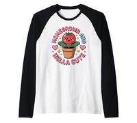 Pianta di pomodoro Kawaii coltivata in casa e Hella in vaso Maglia con Maniche Raglan