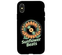 Pianta Dj Divertente Girasole Beats Custodia per iPhone X/XS