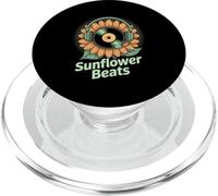 Pianta Dj Divertente Girasole Beats PopSockets PopGrip per MagSafe