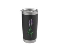 Pianta Erba Lavanda Viola Bicchiere termico in acciaio inox doppia parete