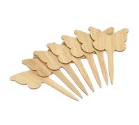 Pianta Etichette,40pz Bambù Farfalla Forma per Esterna Interna Giardino