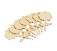 Pianta Etichette,40pz Bambù Fiore Forma per Esterna Interna Giardino