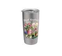 Pianta Gentilezza Crescere Amore Giardinaggio Primavera A Bicchiere termico in acciaio inox doppia parete