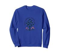 Pianta gentilezza, raccogli L'Amore: Albero ispiratore Felpa, Unisex per Adulti, Blu Reale, XXL