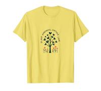 Pianta gentilezza, raccogli L'Amore: Albero ispiratore Maglietta, Uomo, Limone, 3XL