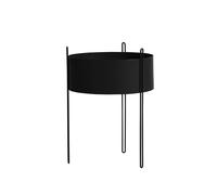 Pianta in Vaso con Piedistallo Grande Nero