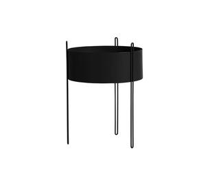 Pianta in Vaso con Piedistallo Woud Grande Nero