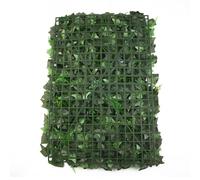 Pianta per verde Artificiale Parete Siepe Tappetino Recinzione Fogliame Pannell