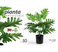 PIANTA PIANTINA FINTA CON VASO 50 CM VERDE ARTIFICIALE DECORATIVA NDA-812880