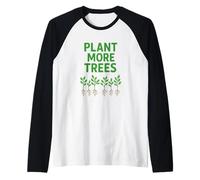 Pianta più Alberi: coltiva la Speranza, Non Il Carbonio Maglia con Maniche Raglan