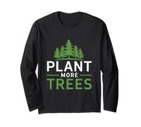 Pianta più alberi Giornata della Terra Felice Arbor Day Pianta Alberi Maglia a Manica