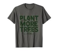 "Pianta più alberi" Giornata della Terra Vita sostenibile ecologica Maglietta