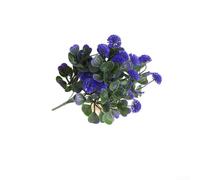 Pianta verde in plastica con fogliame realistico per interni moderni per casa, ufficio, hotel, corridoio, decorazione per interni, albero finto (viola)