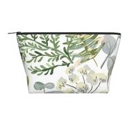 Pianta verde verde, Borsa da toilette Borsa per trucco Borsa per cosmetici Borsa da toilette da viaggio portatile