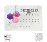 Piantabile Semi Avvento Calendari 2026,12 Months Riciclati Semi Calendario 2026, CalendarioSemi D'amore Piantabile Eco-compatibile, Degradabile SemisCarta Agenda Giornaliera ScrivaniaCalendario