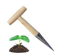 Piantabulbi Per Piante - Attrezzo Per Scavare Buche Per Piante | Attrezzo Manuale a T Per Scavare Buche Con Piantatore | Utensile Da Giardinaggio Per Semina Di Precisione Di Fiori, Verdure, Cetrioli E