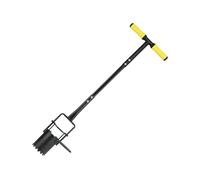 Piantabulbi,Trapiantatore da Giardino con Manico Lungo - Pala Multiuso in Acciaio con Design Ergonomico per Giardinaggio, Semina, Manutenzione Prato, Trapianto Piantine e Arieggiatura Terreno