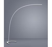 Piantana a led 18w bianca con dimmer moderna curva TR248