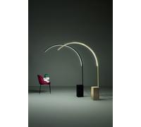 Piantana a led lampada da terra arco design moderno oro nero CIC-436