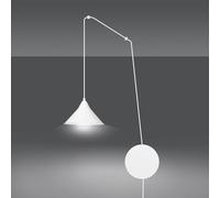 Emibig Abramo lampada sospesa 1x15 W bianco 159/1