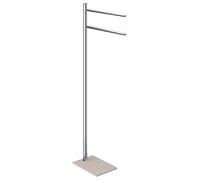 Gedy Piantana asciugamani TANIA TA31 03 2 bracci Cromo/Beige 34,5x14x88 cm