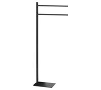GEDY TA31 14Piantana asciugamani a 2 bracci TANIA Nero opaco 34,5 x 14 x 88 cm