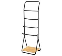 Piantana asciugamani a 4 barre (51x40x156cm) VERONA Nero 24151100