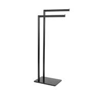 PIANTANA BAGNO PORTASCIUGAMANI METAFORM ZERO BLACK NERO OPACO