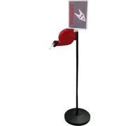 Piantana base 30 cm.,- h.120 cm. + chiocciola + cartello + rotolo Nero per Elimina Code Printex Tr/pa nk