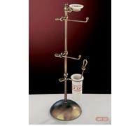 PIANTANA BASSA ACCESSORI BAGNO OTTONE WC BIDET COMBINATA CERAMICA MADE IN ITALY