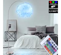 Piantana Bodenstehlampe Luce Sferica Dimmerabile Telecomando Federoptik RGB LED [EEK: F]
